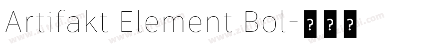 Artifakt Element Bol字体转换 Artifakt Element Bol字体转换